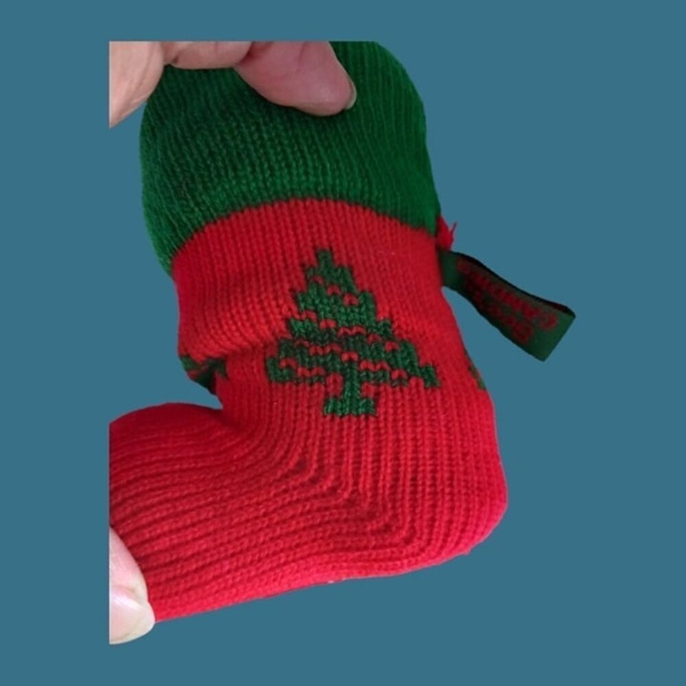 Sees candy vtg christmas stocking holiday sock - Picture 7 of 8